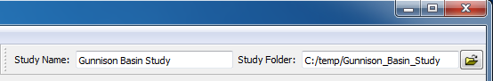 Study Name and Folder